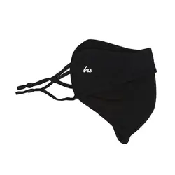 Cooling Ice Silk UV Sun Protection Breathable Face Shield Mask (Black)