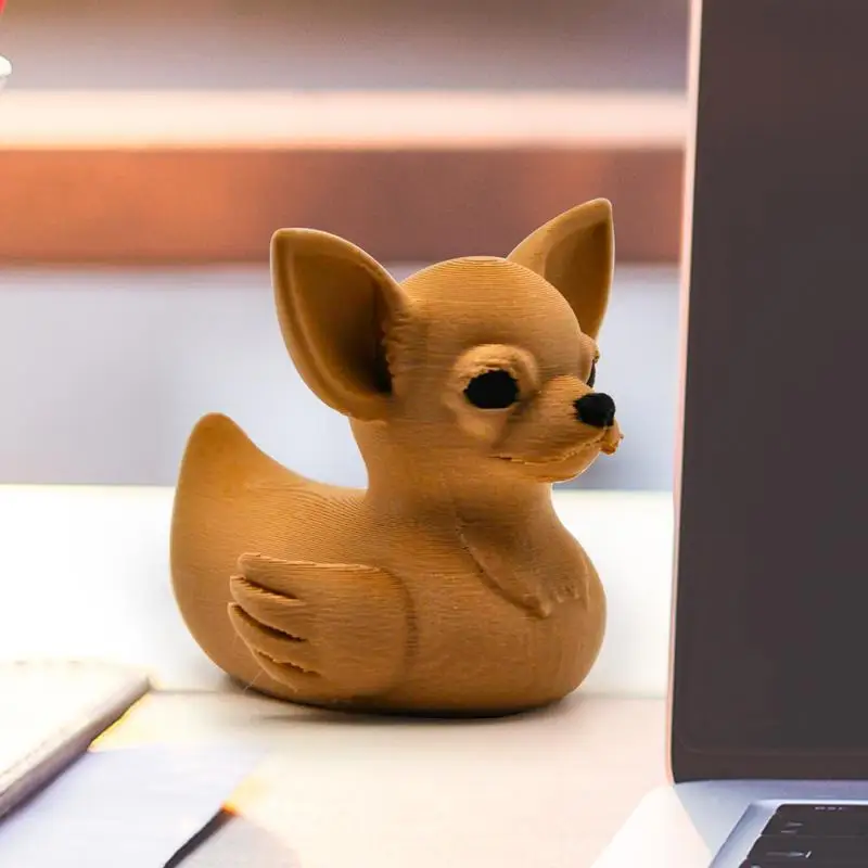 3D Printed Dachshund Dog Duck Statue Fidget Toy Funny Workplace Table Decoration For Home office Gardening Courtyard fidget toys miniature figurines 3d printed toy robot doll action figure toy