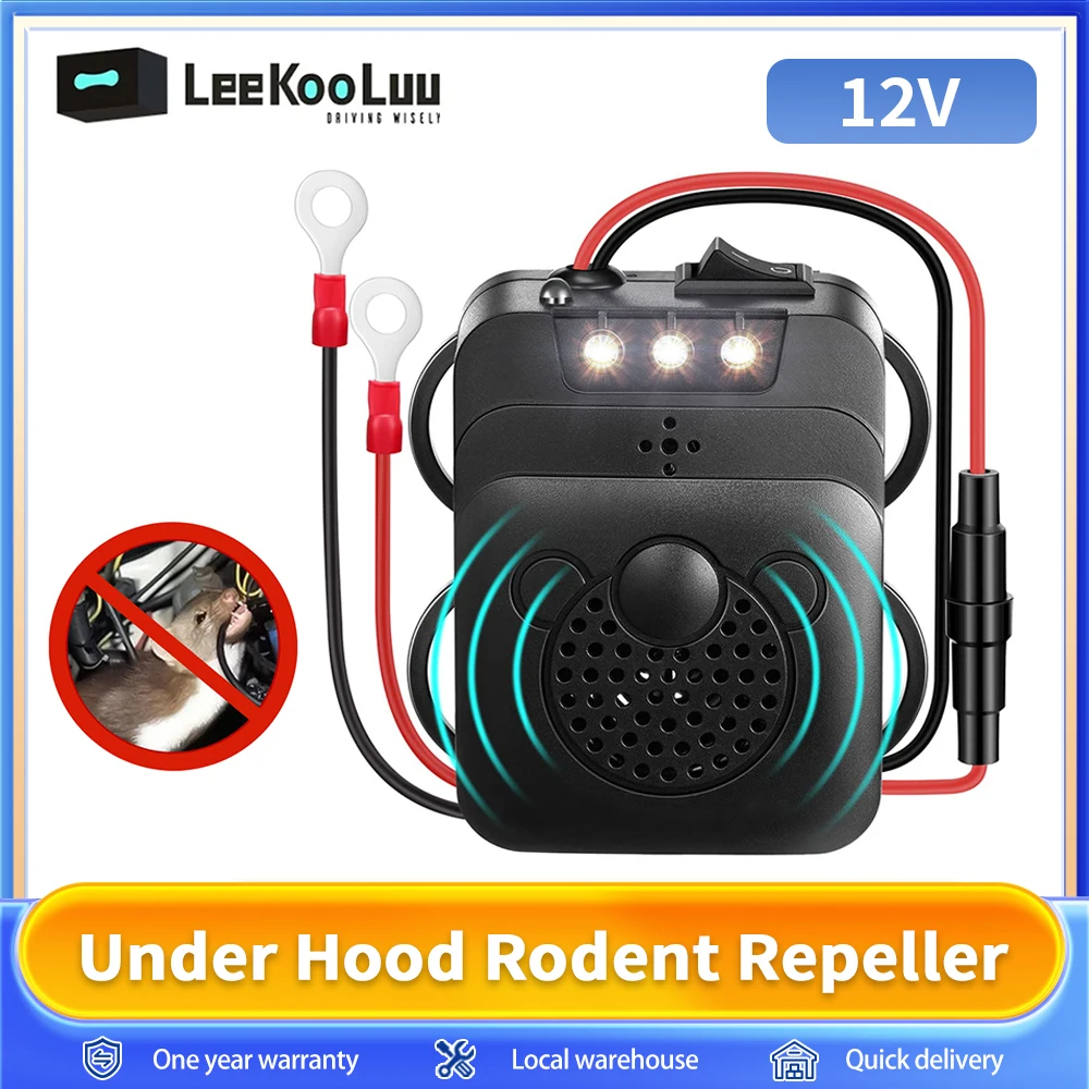 LeekooluuRépulsif à Souris Ultrasonique, 12V, AntiRat, pour Voitures — free download