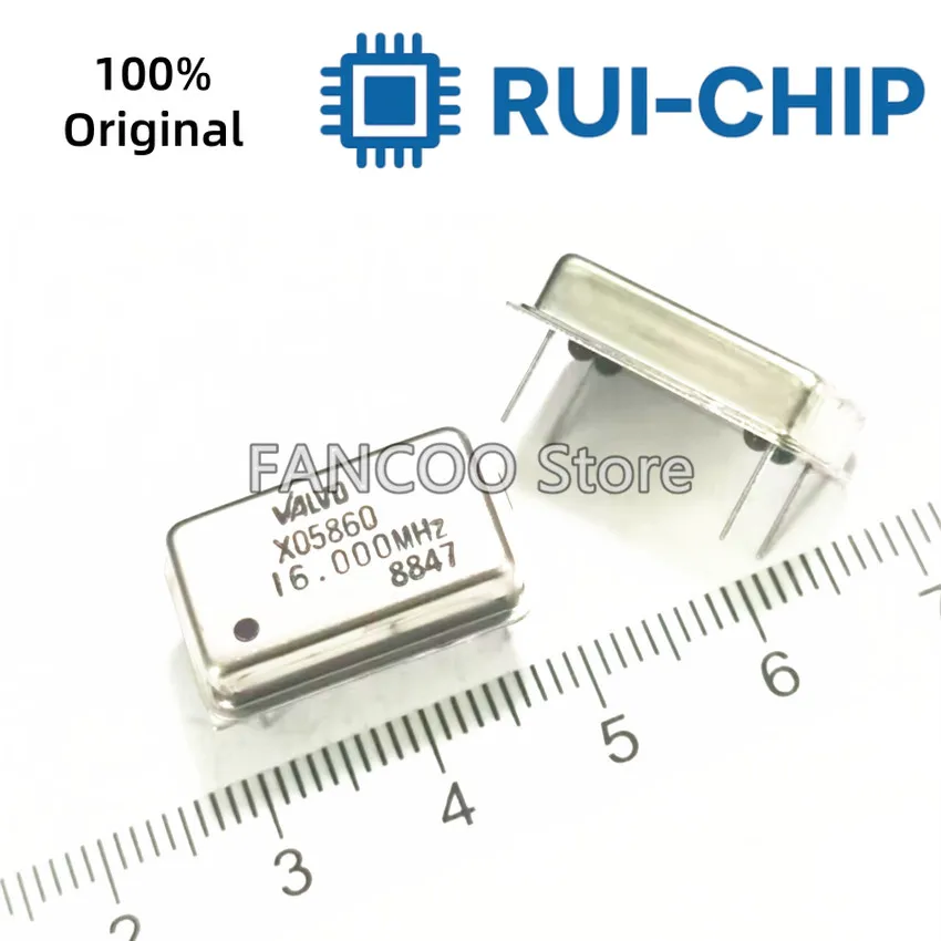 5개 16M 16MHZ 16.000M 16.000MHZ 크리스탈 발진기 액티브 OSC DIP-4 직사각형 풀 사이즈 3.3V 5V