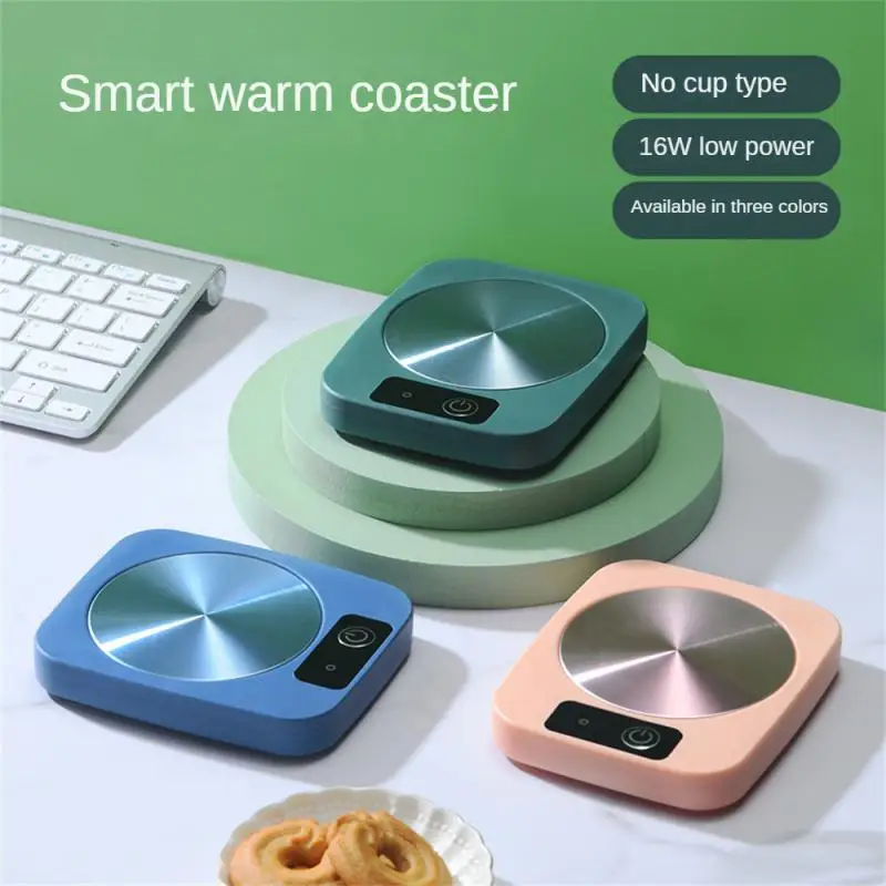 Mug Heater Coffee Mug Cup Warmer 220V Milk Tea Water Heating Pad Cup Heater Warm Mat Constant Temperature Coaster EU Plug heating coaster,coffee heater