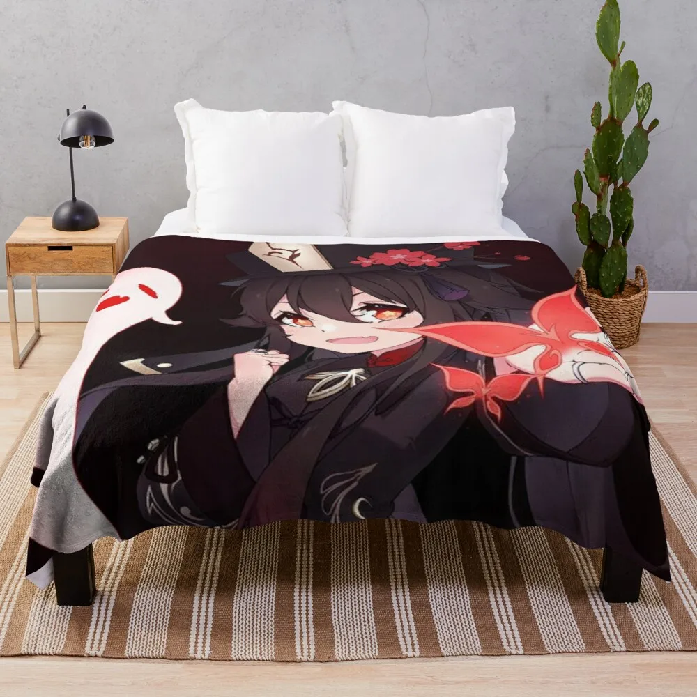 

Hu Tao - Genshin Impact Throw Blanket retractable and reclining sofa blanket hairy extra large blanket designer blankets