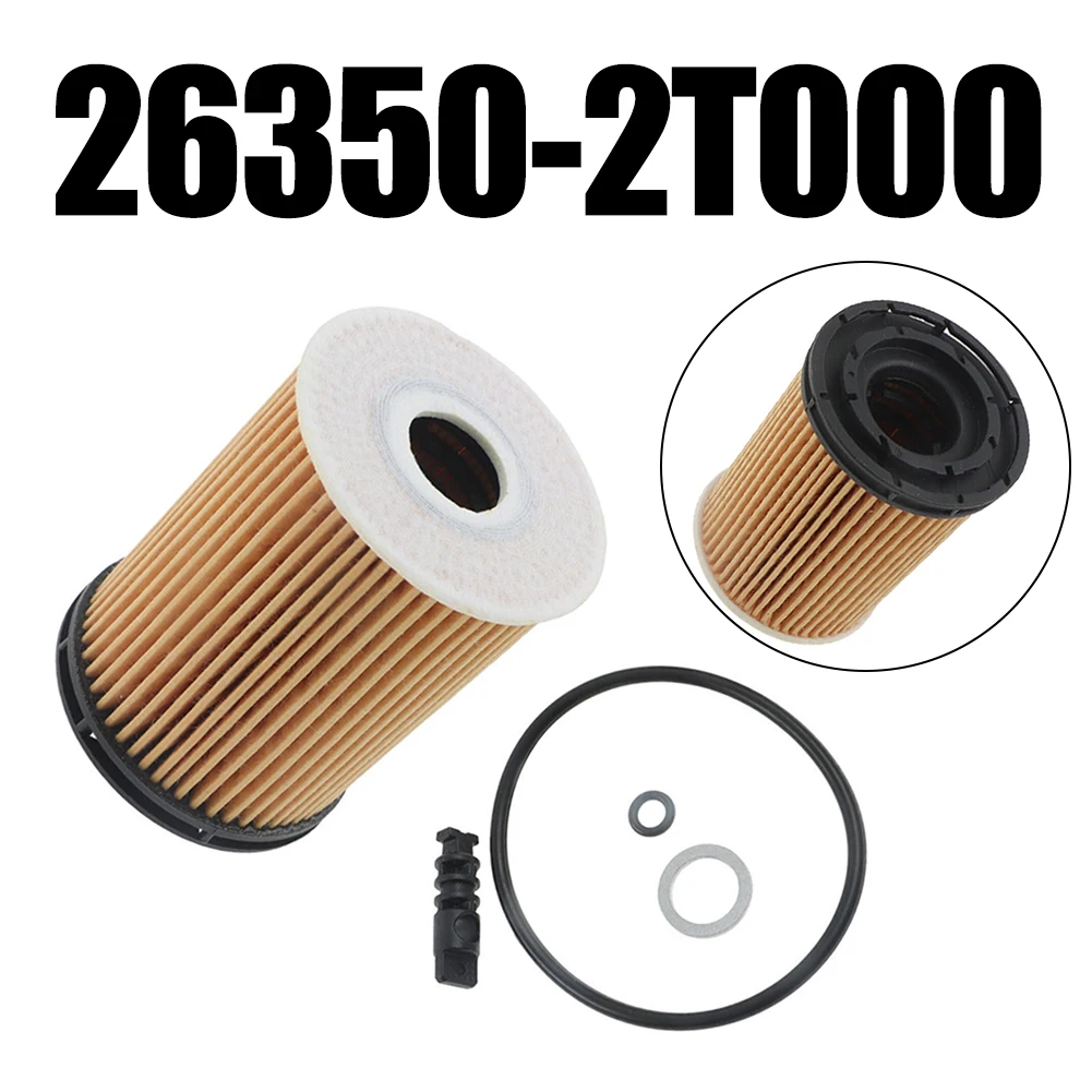 

Car Engine Oil Filter Fits For Genesis GV70 GV80 G80 2021-2023 Automobiles Engine Accessories 26350-2T000