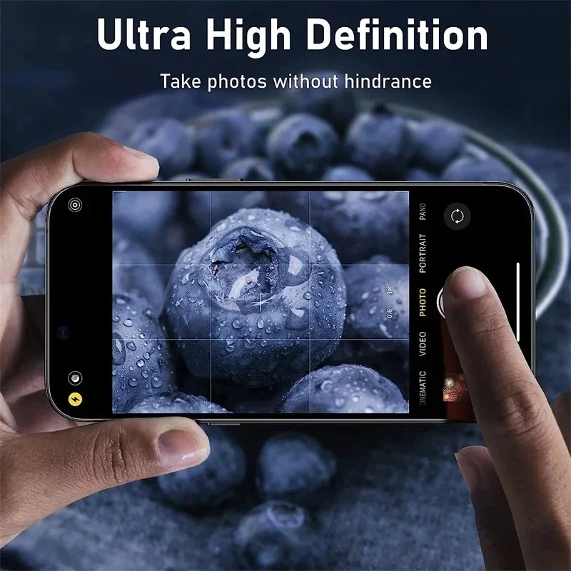 Aluminum Alloy Ring Camera Protector Case with Metal Lens Glass
