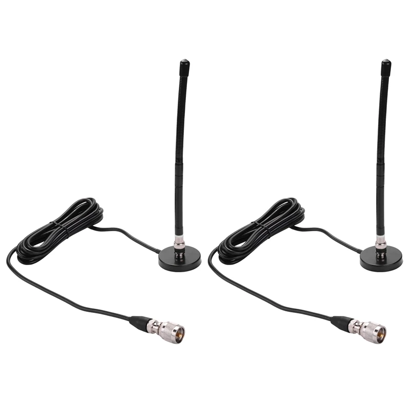 2X Cb Antenna 27Mhz Soft Whip Base Magnetica Bnc Pl259 Connettore Cb Antenna Aerea Per Cobra Midland 253 Maxon