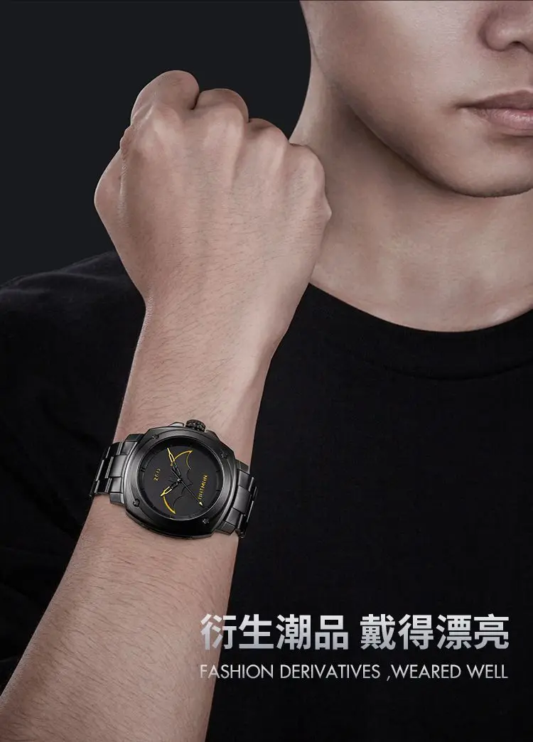 Genuine Warner Dc Batman Co Branded Watch Waterproof Watch Batman Luminous Men'S Business Advanced Wrist Watch Birthday Gift