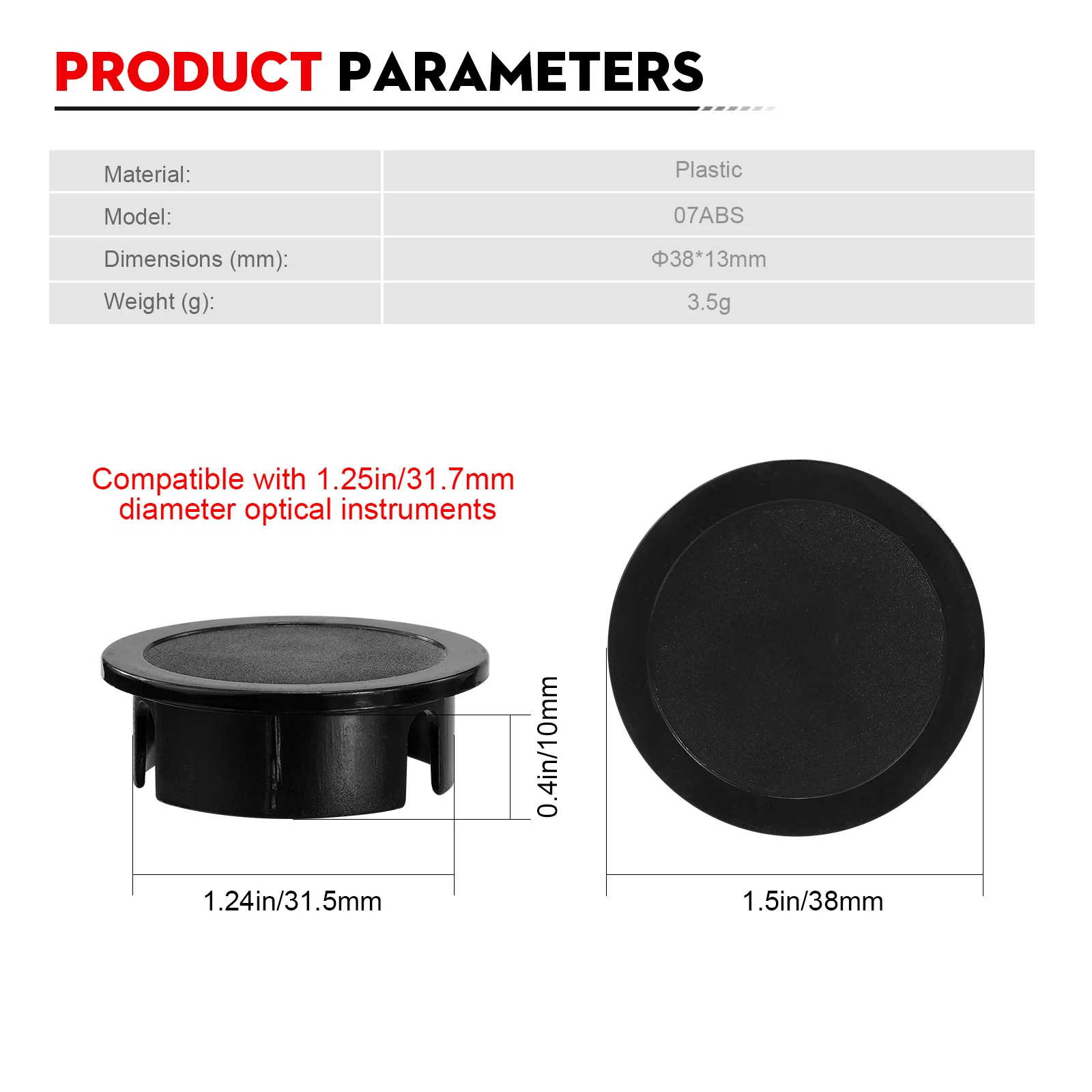 Universal Telescope Dust Cap - Anti-Dust/Moisture Protective Cover