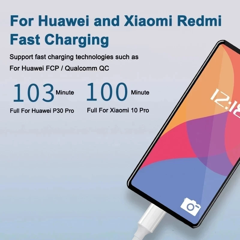 รูปสินค้า สาย USB PD100W USB C ถึงประเภท C Fast Charger Cable สําหรับ Xiaomi Samsung Huawei MacBook iPad 5A โทรศัพท์มือถือสาย USB ประเภท C