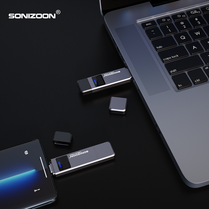 Sonizoon Fingerprint Encryption Portable SSD512/256GBWrite Protection Function Solid State USB Flash Drive TPYEC PenDrive USB3.2