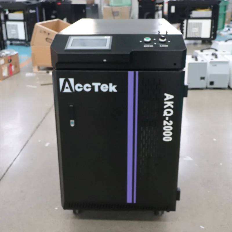2024 Hot Fiber Laser Cleaning Machine Steel Metal Rust Removal Laser Cleaner 4