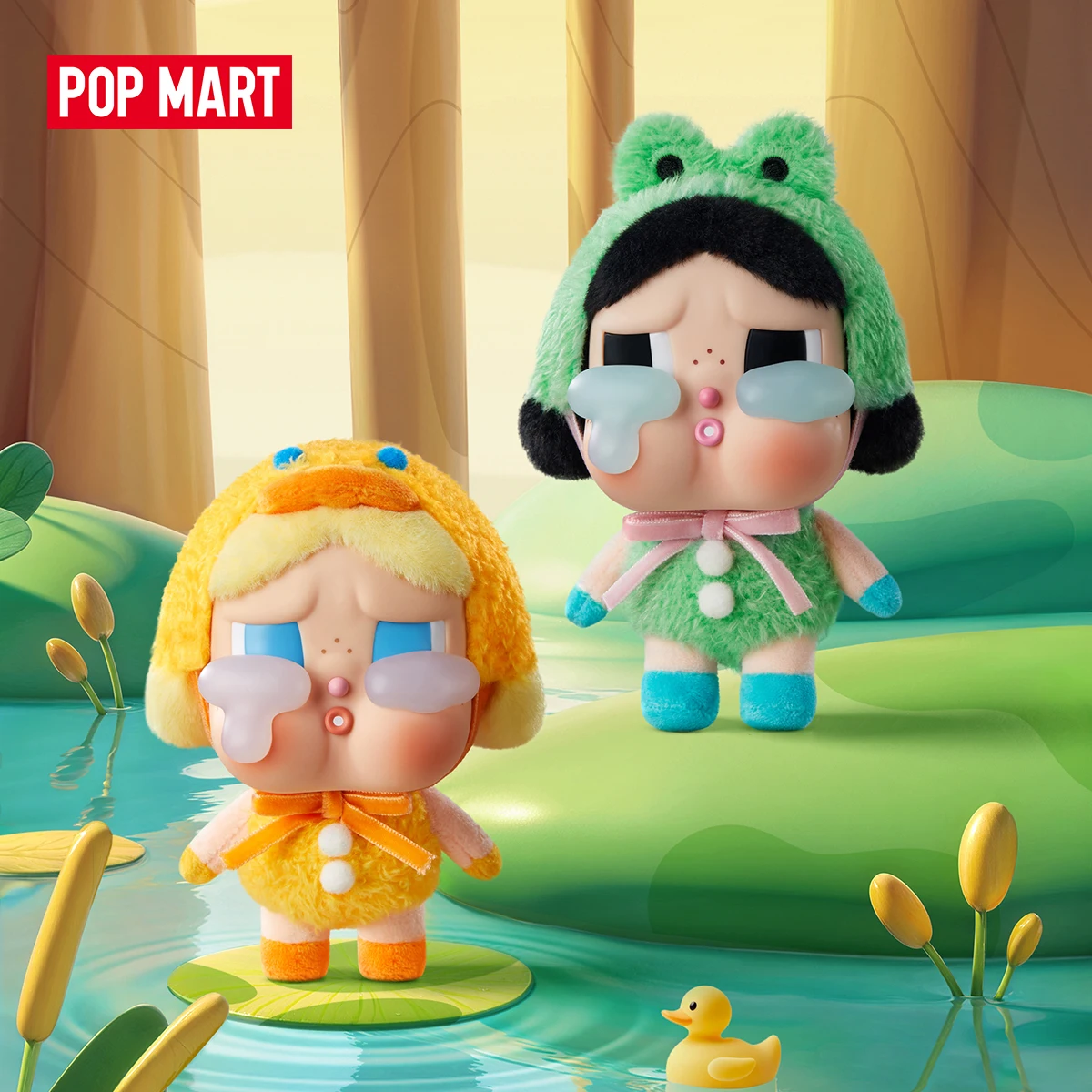 POP MART CRYBABY Ağlayan Tekrar Serisi-Vinil Yüz Kör Kutu 1PC/6PCS