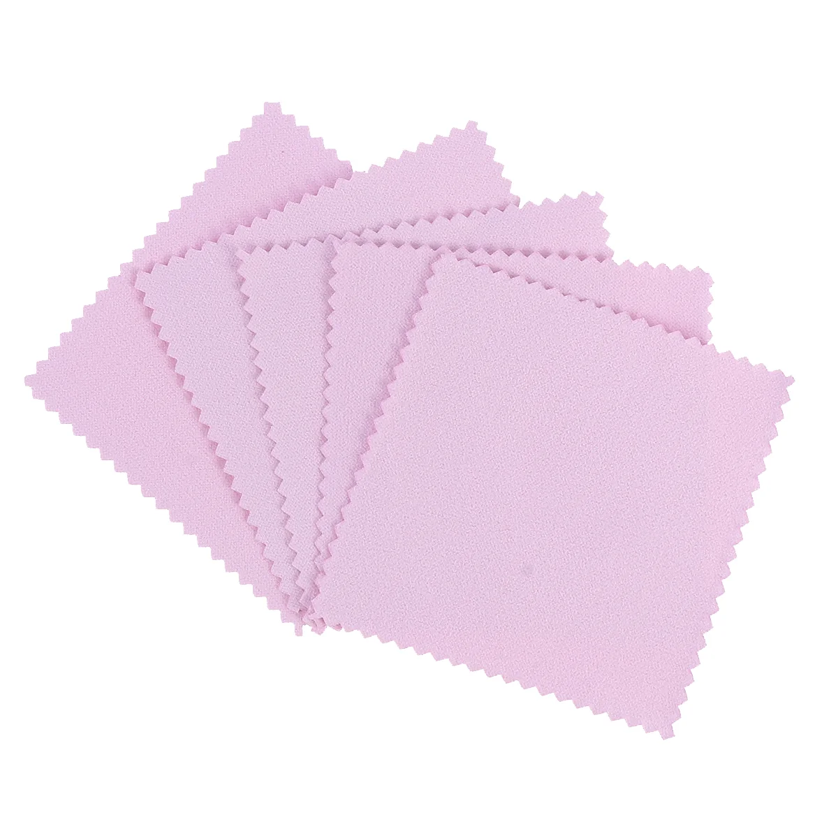 100 Pcs Glasses Cleaning Cloth Silver Wiping Supply Pink Phone Screen Microfiber for 2