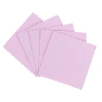 100 Pcs Glasses Cleaning Cloth Silver Wiping Supply Pink Phone Screen Microfiber for 2