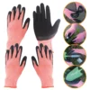 1/2 Pair Durable Waterproof Garden Work Gloves Non-Slip Safety Yard Work Gloves Garden Supplies Gardening Gloves for Women Men 2