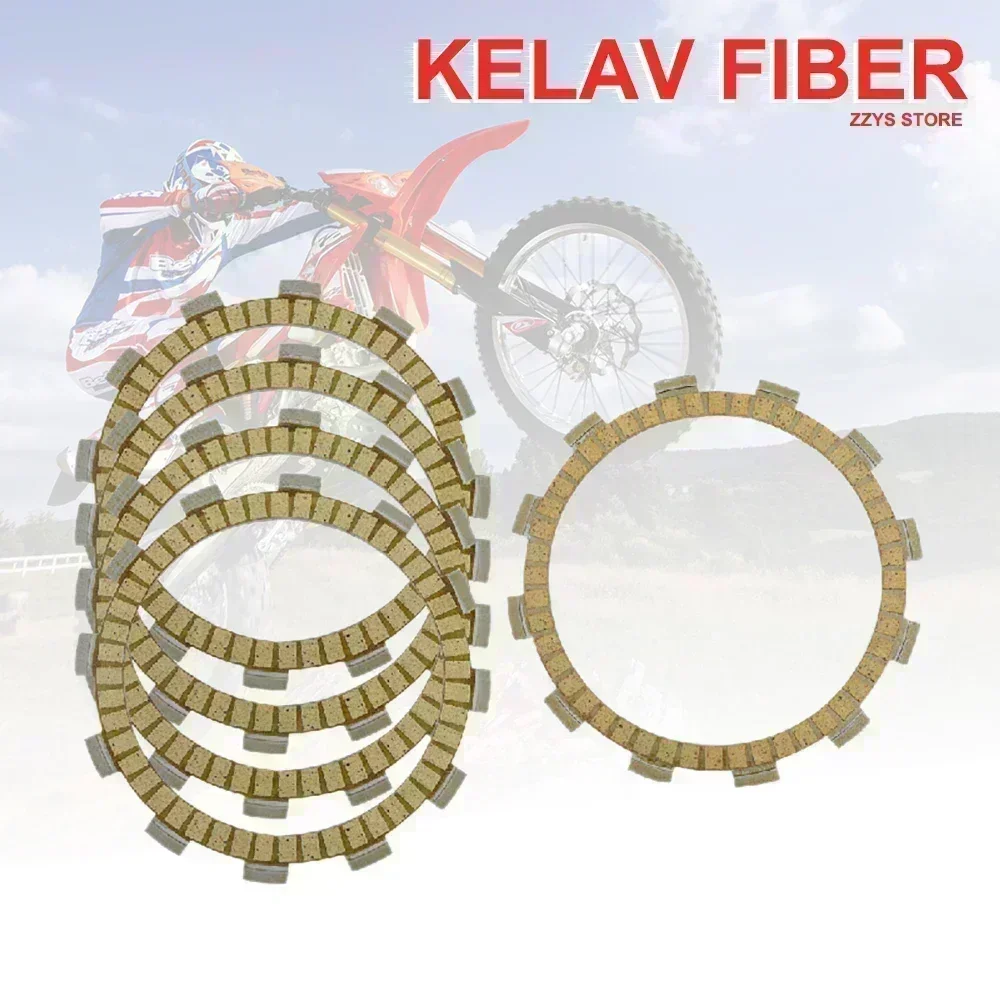 

Motorcycle Accessories Kelaf Fiber Friction Clutch Plate For Suzuki GSX750S GR71A 82-87 GSX750F AK 98-06 GSX750A GSX750 GSX 750