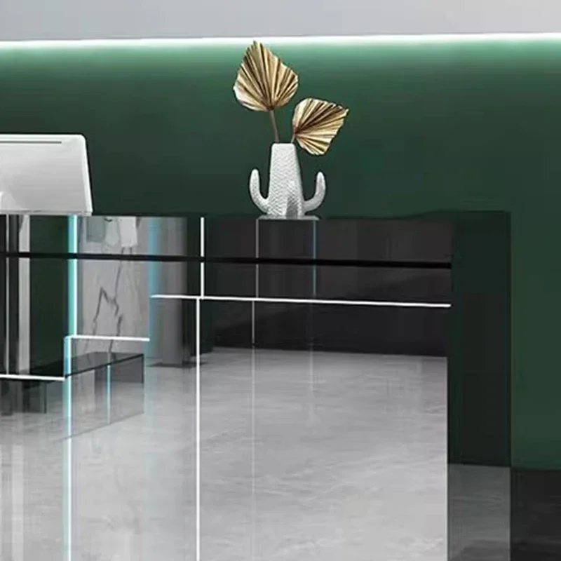 Desk Desk Electronic Book Customer Center Beauty Salon Reception Checkout Counter Furniture Executive Store Store Cosmetics Home