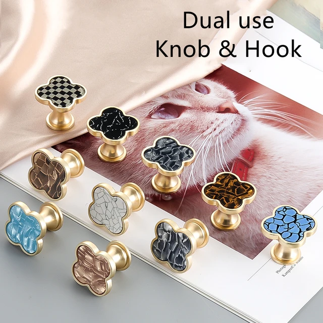 Mother of Pearl Knob - Diamond Drawer Pulls & Cabinet Knobs - Hooks & Knobs