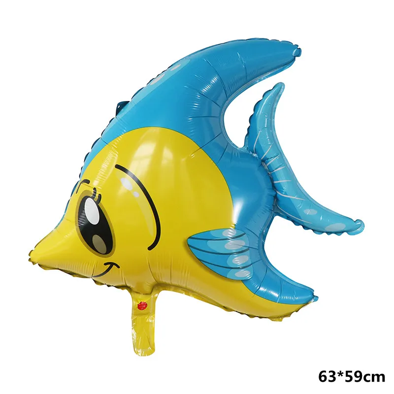 FORMIZON Mer Animal Ballons, 13 Pièces Poisson Gonflables, Requin Et Animaux Océan En Forme De Ballon, Pour La Décoration De Fête D'Anniversaire D'Enfants