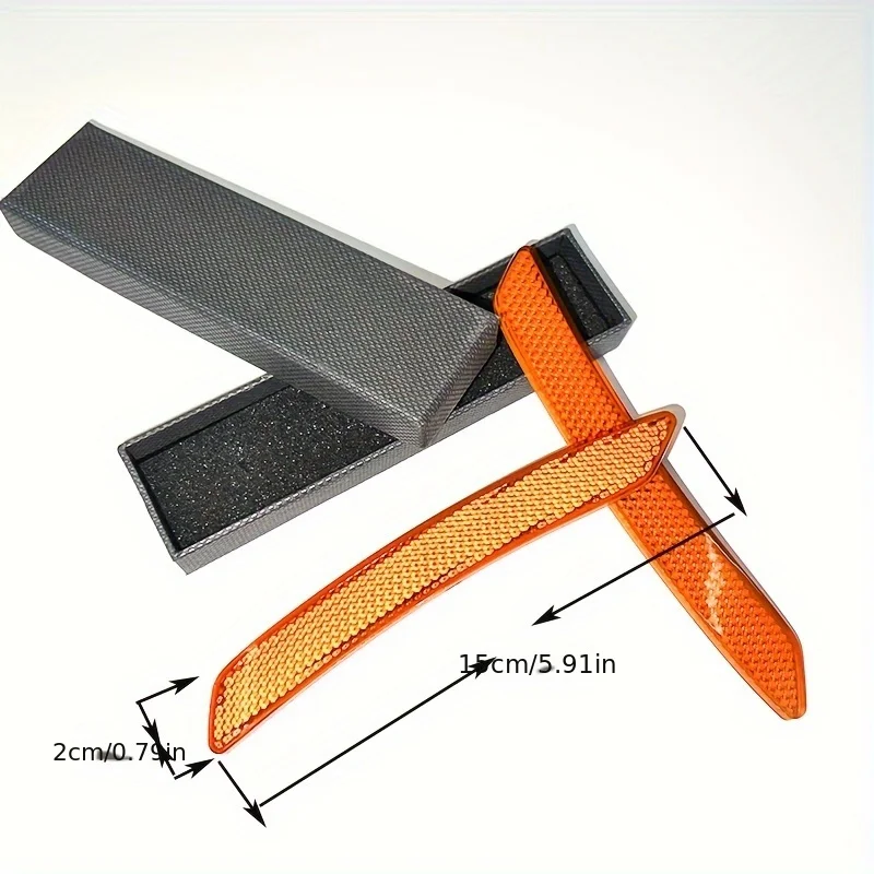 Car Reflective Sticker 2pcs Car Door Stickers Decal Warning Reflective Tape Strips 3 Colors Safety Mark Auto Reflector Stickers