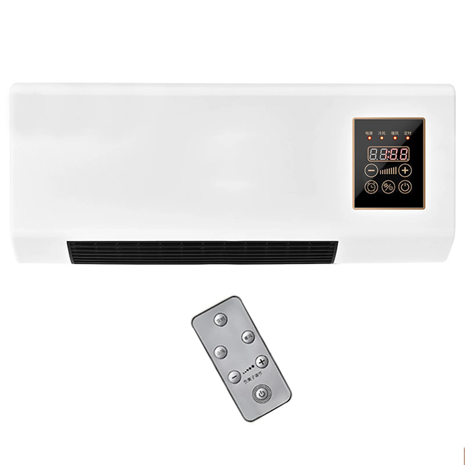 Wall Mounted Air Conditioner Mini Cooling and Heating Air Conditioner with Remote Control for Bedroom Living Room 4