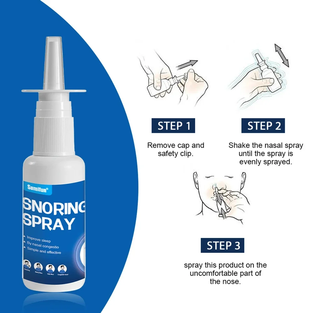 Nasal Anti Snoring Device Nose Spray Relieves Comfortable Sleep Well Nasal Cavity Cleanliness Care Sleep Apnea Health Care nose care spray,nasal spray