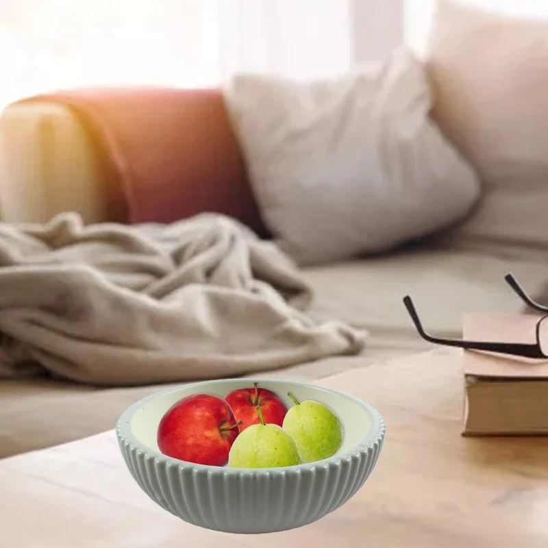 MXME Handmade Fruit Storage Tray UV Epoxy Resin Mold Bowl Plate Silicone Mould DIY Crafts Jewelry Dish Home Decorations Mold