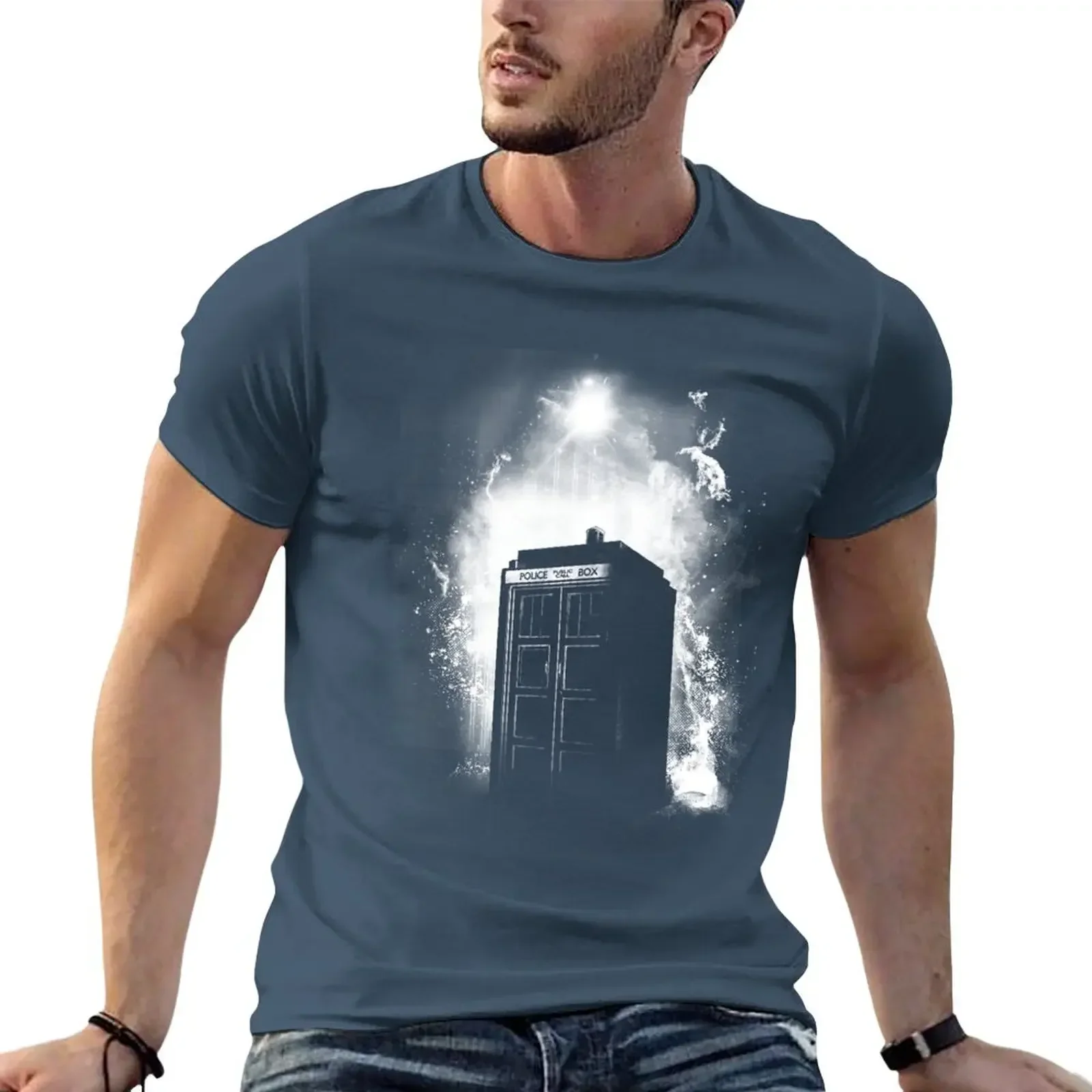 

Through space and time T-Shirt tops boys whites graphics mens tall t shirts