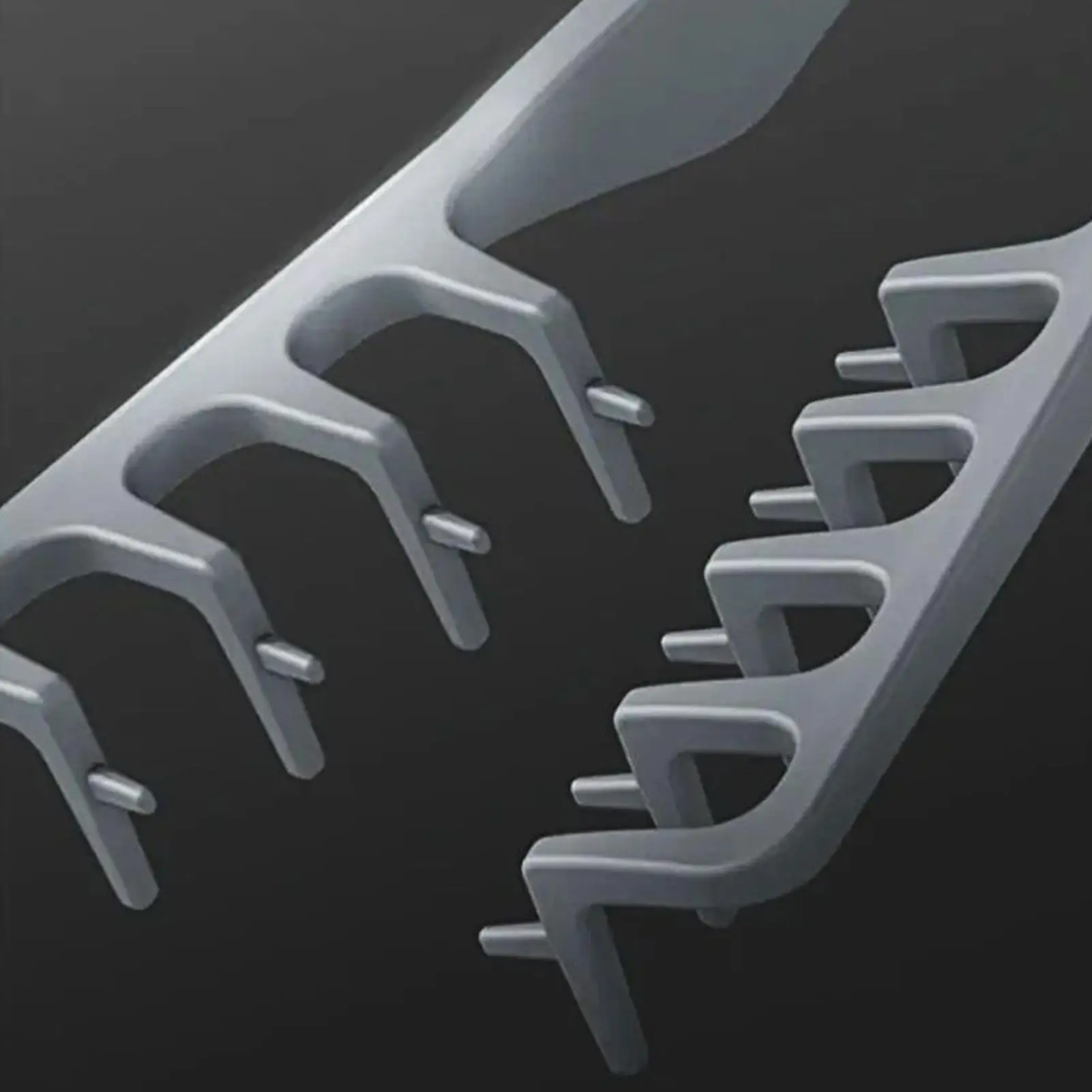 Pettine per capelli volumizzante a denti larghi Strumenti per arricciare Texture soffice per uomini e donne Ideale per tutti i tipi di capelli Strumenti per acconciature - immagine 5