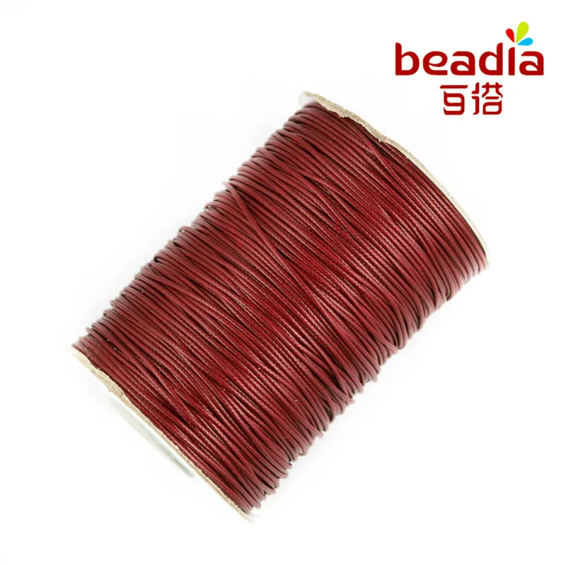 best hot sale new Wax Beading Cord 1mm 15 meter Faux Flat Suede velvet Lace Rope Jewelry Findings for Fashion jewelry crafts
