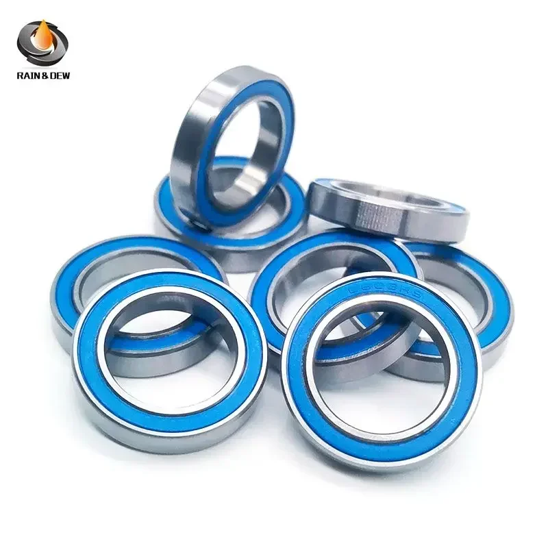 10Pcs 6803RS 베어링 17x26x5mm ABEC-7 취미 전기 RC 자동차 트럭 6803 RS 2RS 볼 베어링 6803-2RS 블루 봉인