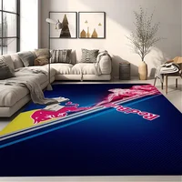 R-Red B-Bull Door Mat Kids Room Bedroom Decoration Balcony Anti-Slip Doormat Living Room Doormat Area Rug 1