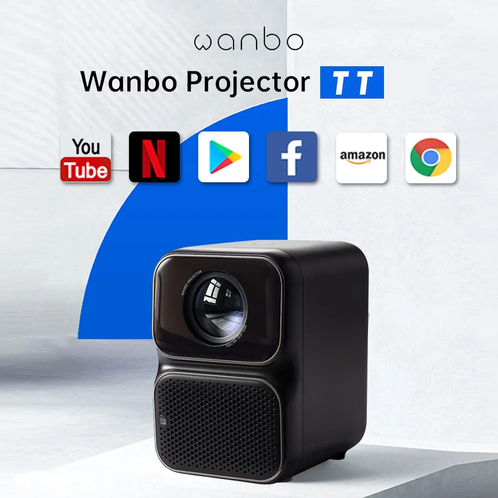 Wanbo-tt-Projektor-1080p-tragbarer-Projektor-Mini-Heimkino-Projektor ...