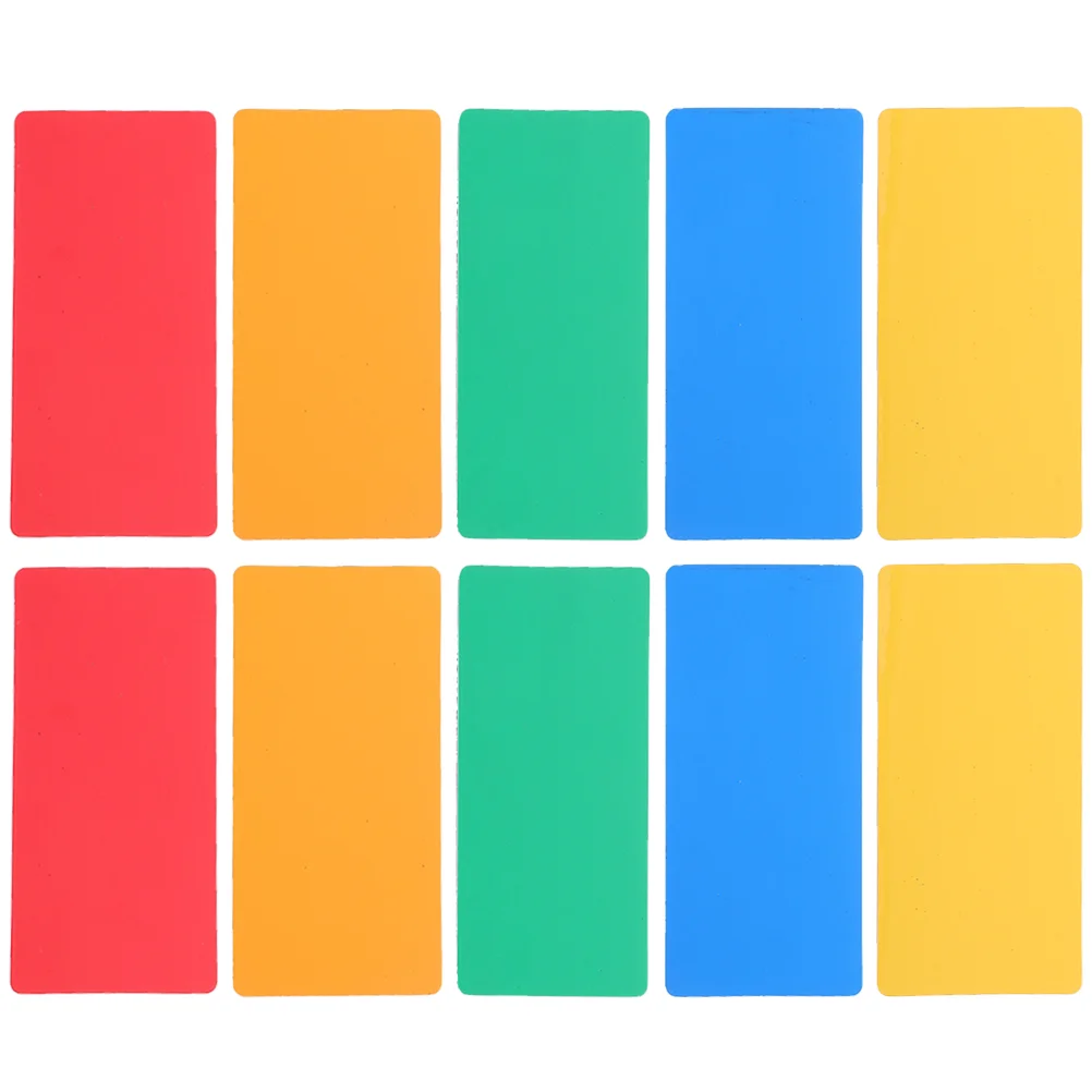 

10 Pcs Wipe Label Colored Memo Tabs Magnetic Whiteboard for Fridge Tag Home Supply Stickers Dry Erase Labels Strips