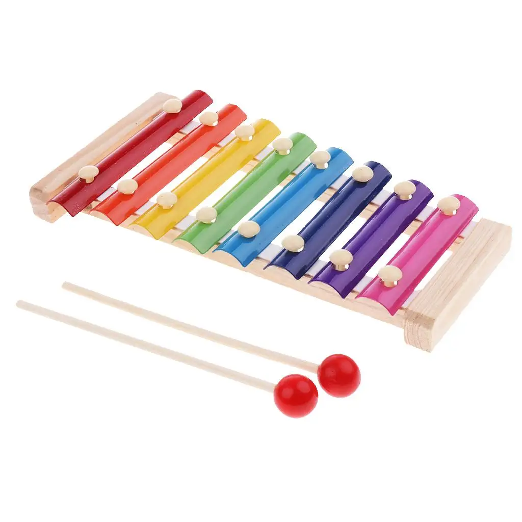 Baby Kid Educational 8 tone Xylophone Musical Toys Wooden Developmental Toys FO 
