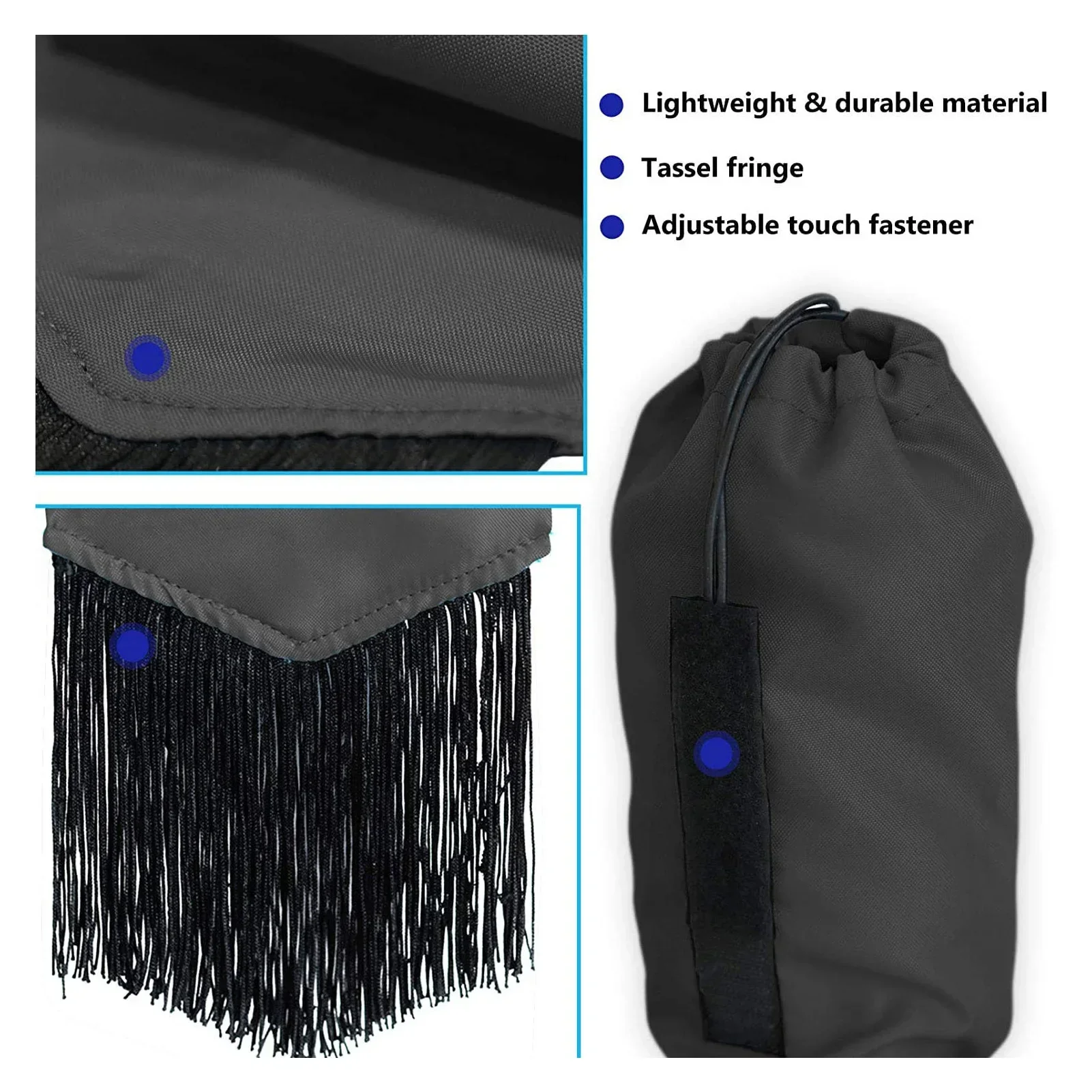 Horse Tail Bag Durable Horse Tail Bag For Horses Waterproof Horse Tails Storage Bags With Fringe Horse Breeding Supplies 2