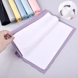 1pc Large Polish Polishing Cloth Silver Color Cleaning Polishing Cloth Soft Clean Wipe Wiping Cloth For Silver Gold Jewelry Tool
