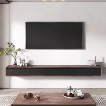 Nordic Modern Wall‑Mounted TV Stand with Drawers — Minimalist Glamour Storage Console 5