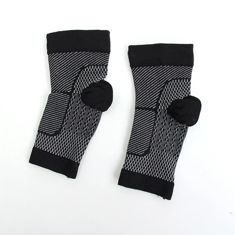 Sports Ankle Brace Compression Sleeve Plantar Fasciitis Sock for Achilles Tendonitis Joint Pain Reduces Swelling Heel Spur Pain
