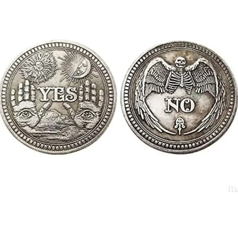 

Gothic Copper Plated Souvenir Coin, No Mystery DecisionCoin, Ouija, Eye, Death Angel, 1Pc