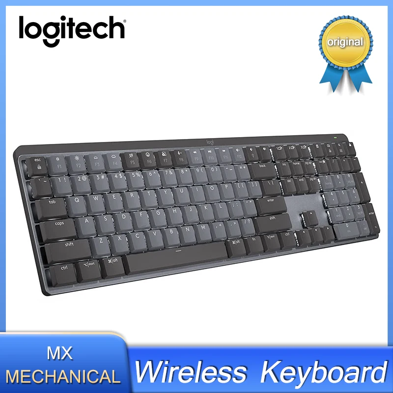 Logitech MX Mechanical Wireless Bluetooth Keyboard with Logi Bolt USB  Office Gaming Keyboard for Windows MacOS iOS iPadOS Linux