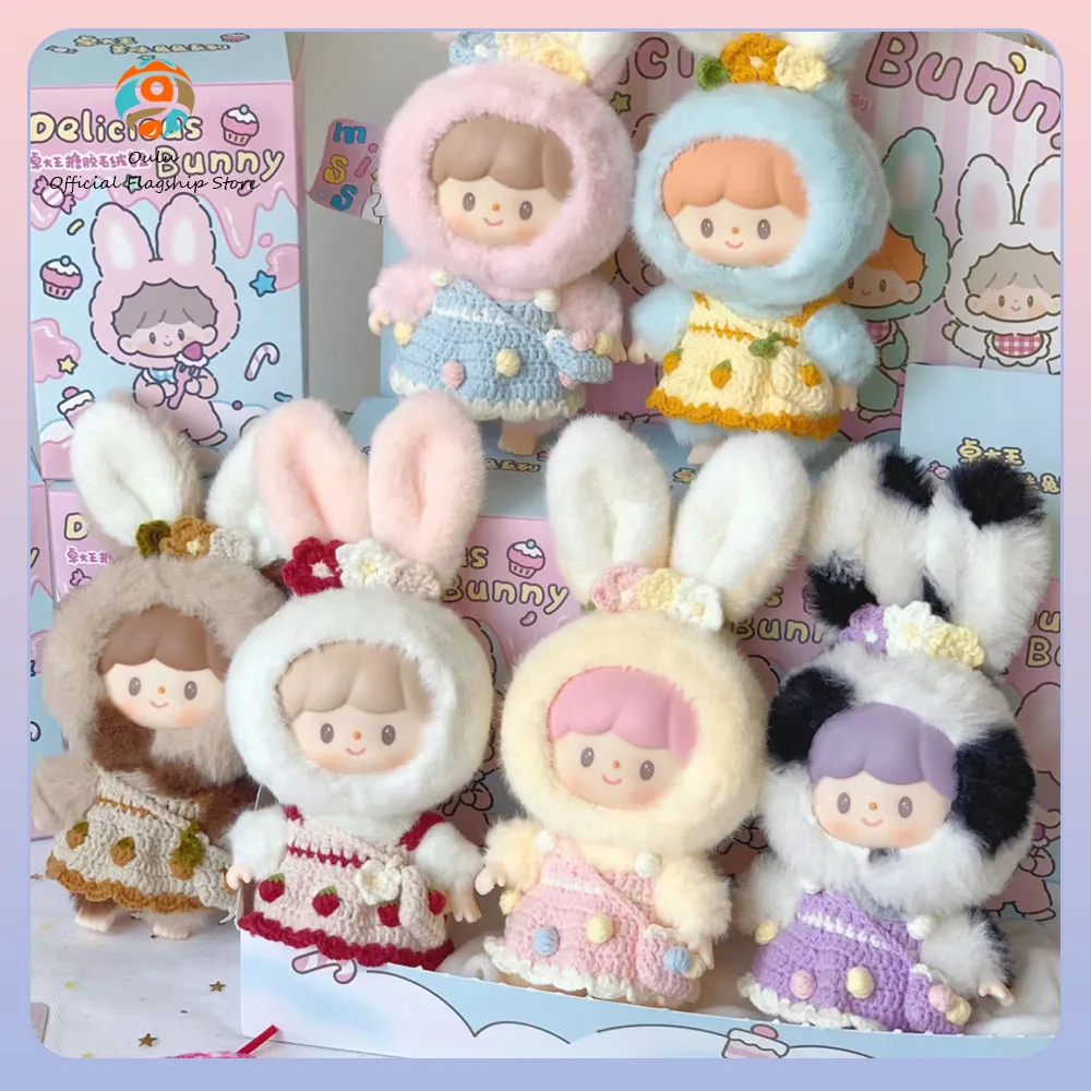 

Фигурки героев аниме «фигурка Единорога», Оригинальные фигурки из серии «вкусный кролик», кавайные фигурки из ПВХ, украшение для комнаты, подарок для детей