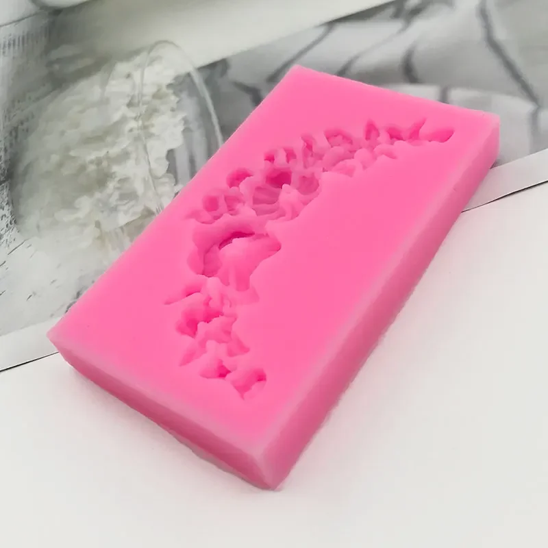 Arc Wreath Bouquet Silicone Mold – DIY Cake Edge Lace Decoration Mold for Fondant, Flow... - SKU CLDM1128 - UGI Packaging