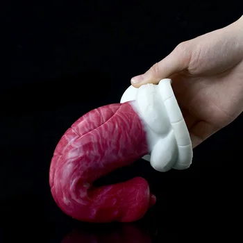 NUUN Alien Color Silicone Simulation Animal Dildo Big Sucker Female G Spot Penis Orgasm Massage Adult Sex Toy Butt Plug 3