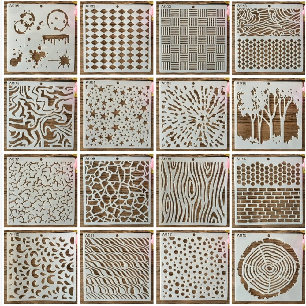 MAYJOYDIY Pochoir Motif Globe Lune étoile 30 X 29 Cm Avec Pinceau Réutilisable Sur Le Thème De L'espace Pour Mur, Toile, Loisirs Créatifs, Décoration De Chambre à Coucher