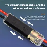 ขั้วต่อสายไฟ LED แบบ T 1 2 3 ขา ปลั๊กต่อสายไฟรถยนต์ ขั้วต่อสายไฟแบบเร็ว บล็อกขั้วต่อสายไฟ 3