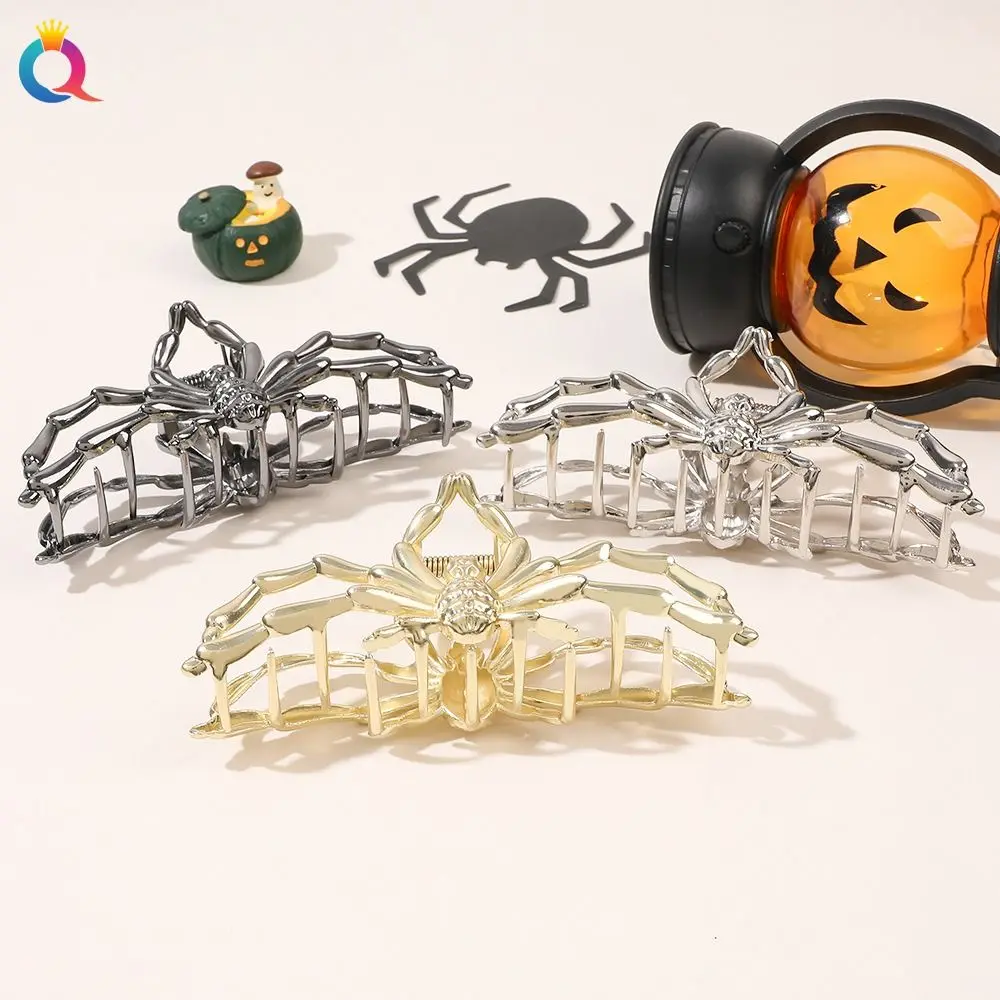 Headdress Spider Metal Claw Clip Gold Silver Large Hair Clip Hair Accessories Barrette Girls
