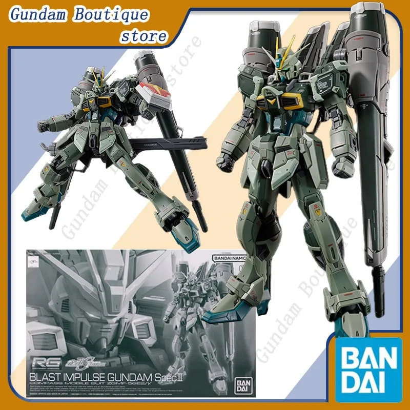 Bandai Genuine BLAST IMPULSE GUNDAM SpecII RG Anime Action
