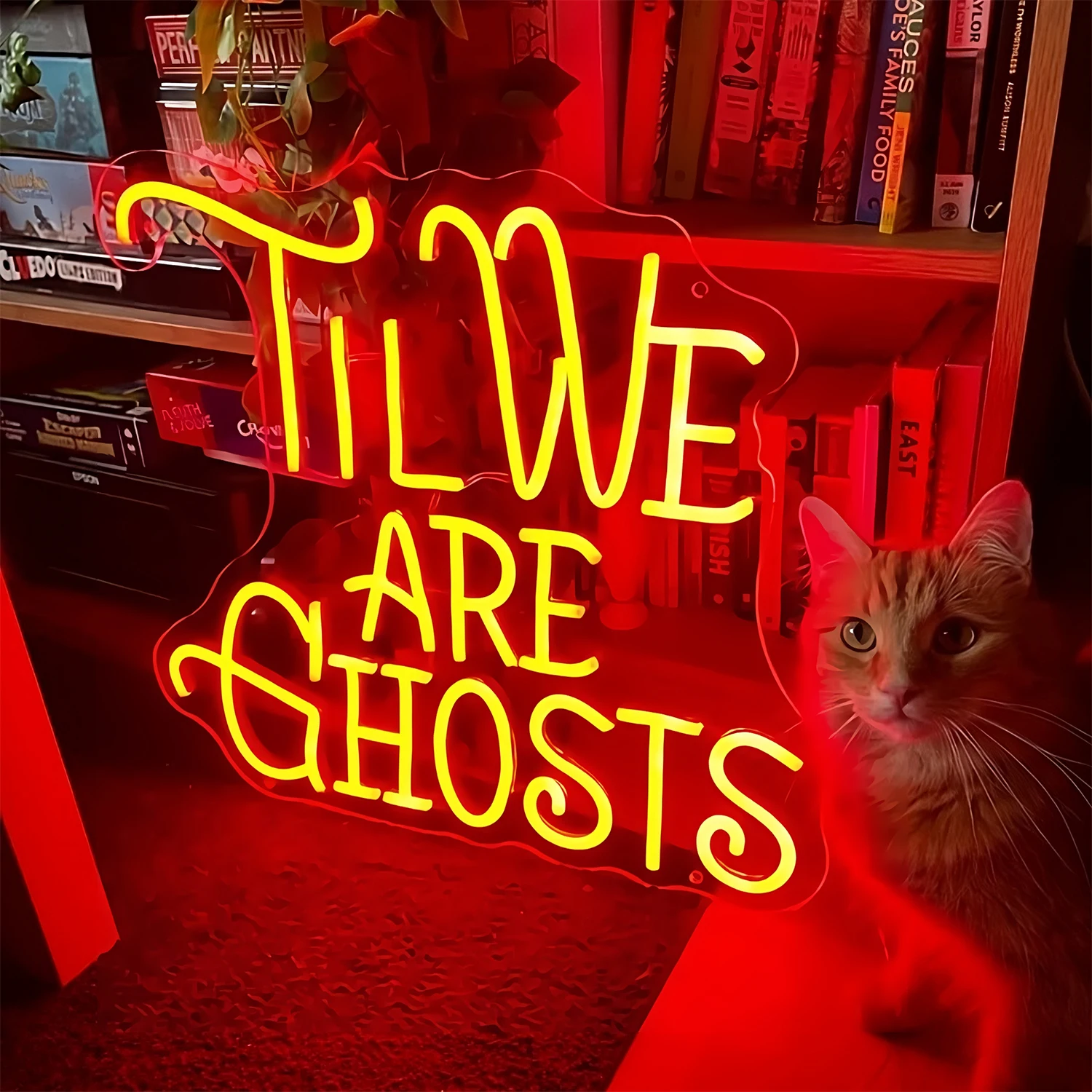 Til We Are Ghost Neon Sign Wedding Backdrop Neon Sign Gothic Home Decor Anniversary Gift Halloween Party Decor Trick Or Treat til we are ghost neon sign wedding backdrop neon sign gothic home decor anniversary gift halloween party decor trick or treat