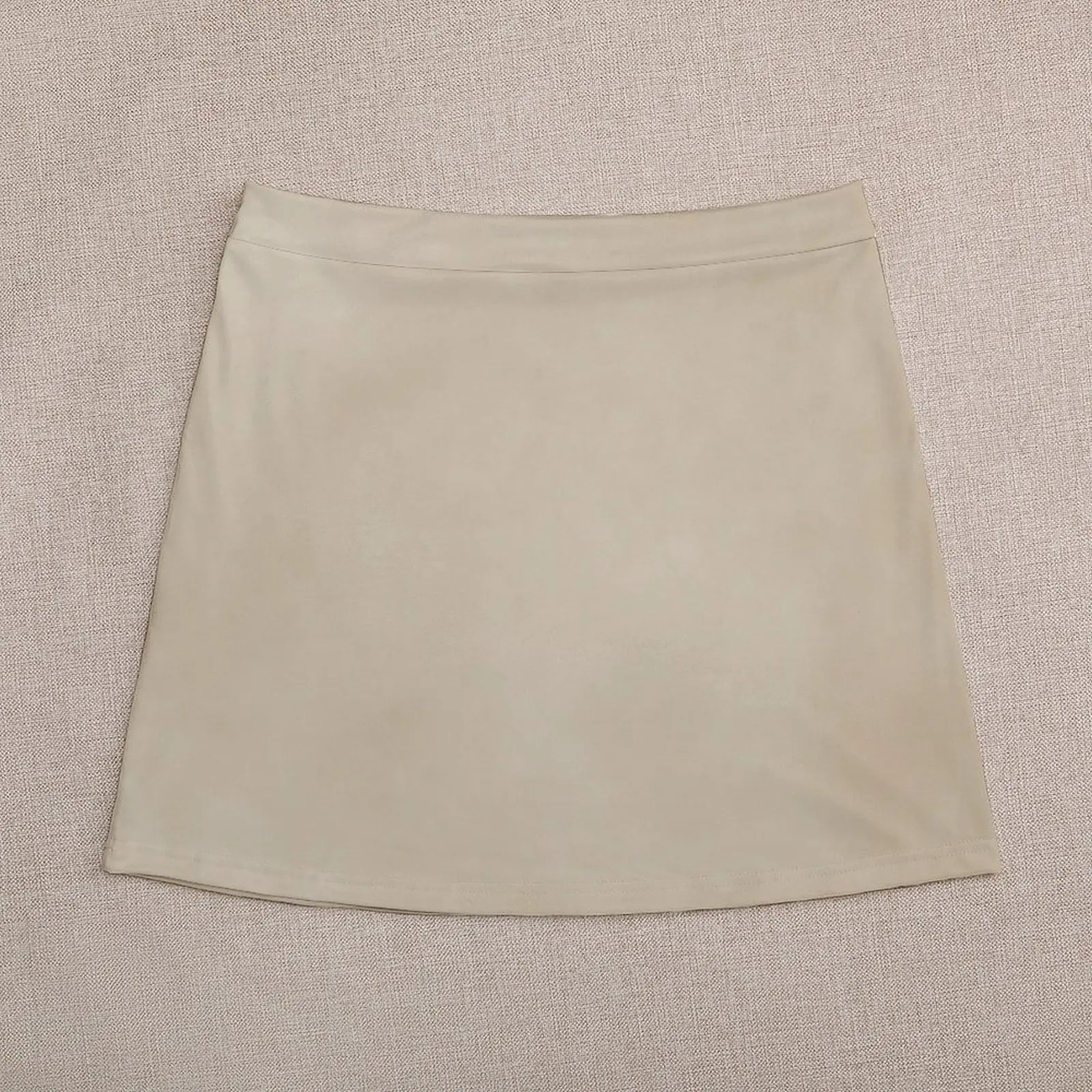 Clouded Beige Mini Skirt women's summer clothing 2024 elegant skirts for women