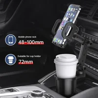 Car Cup Holder Mount Expander with Car Cell Phone Holder 360 Rotation Cup Holder Expander Smartphone Auto Interior Accessories - Image 6